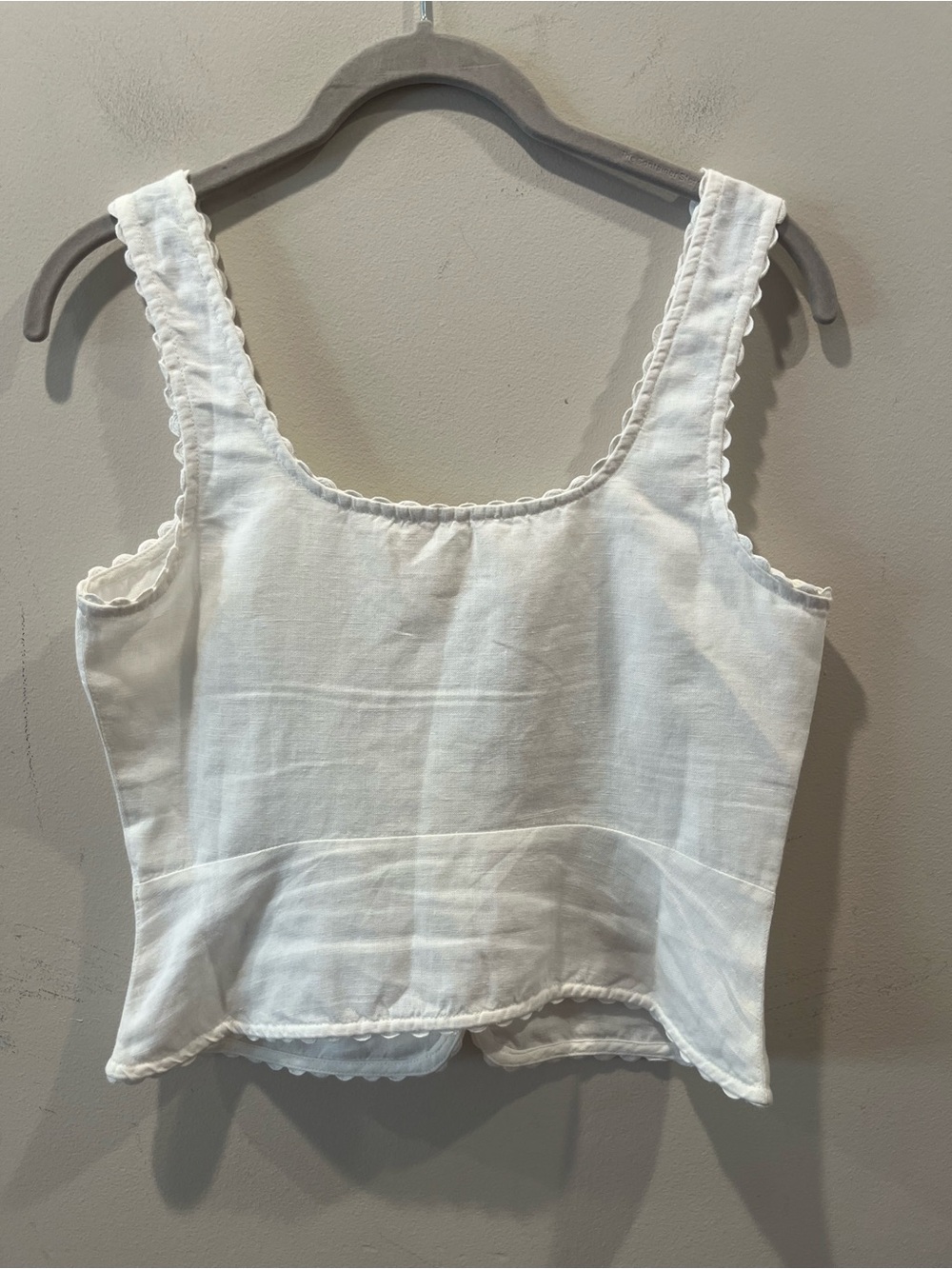 Sezane Lupya Top in Ecru, Size 2 - Picture 6 of 6